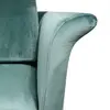 Minimalist Green Velvet Armchair Upholstered Lounge Chair