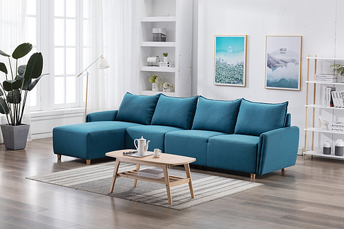 Full KD Stationary Sectional Sofa