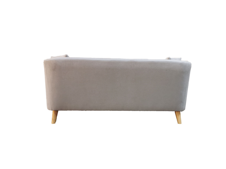 Modern Minimalist Fashionable White Fabric Sofa-RX06