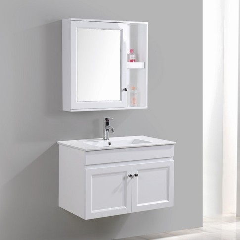 Quality bathroom furniture vanity wall white bathroom sink vanity