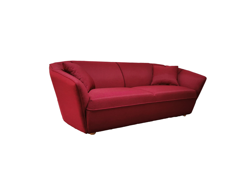 Modern Wine Red Fabric Sofa-RX05