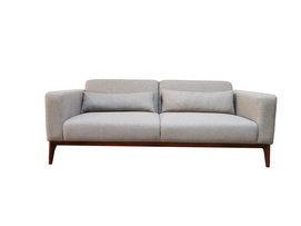 Modern Minimalist Light Grey Fabric Sofa-RX03