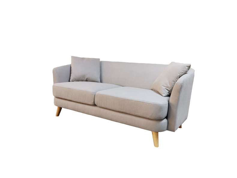 Modern Minimalist Fashionable White Fabric Sofa-RX06