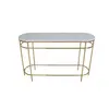 TS199028COT Italy Carrera marble console table