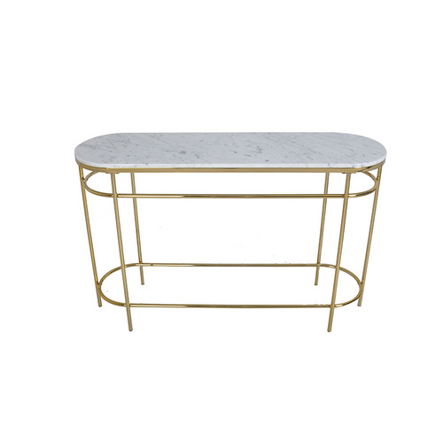 TS199028COT Italy Carrera marble console table