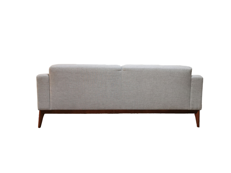 Modern Minimalist Light Grey Fabric Sofa-RX03