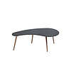 TS199035CT Black Tempered Glass coffee table