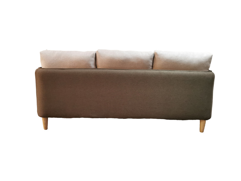 Modern Minimalist White Fabric Sofa-RX08