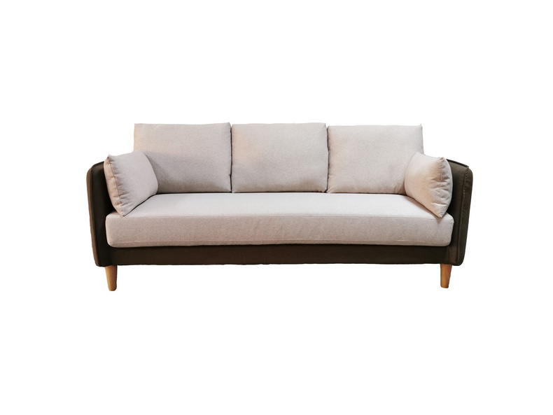 Modern Minimalist White Fabric Sofa-RX08