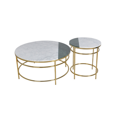 TS199028 Carrera + India marble green coffee/end table