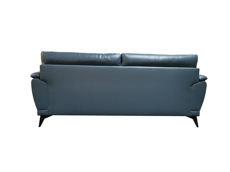 Light Luxury Blue Leather Sofa-RX16