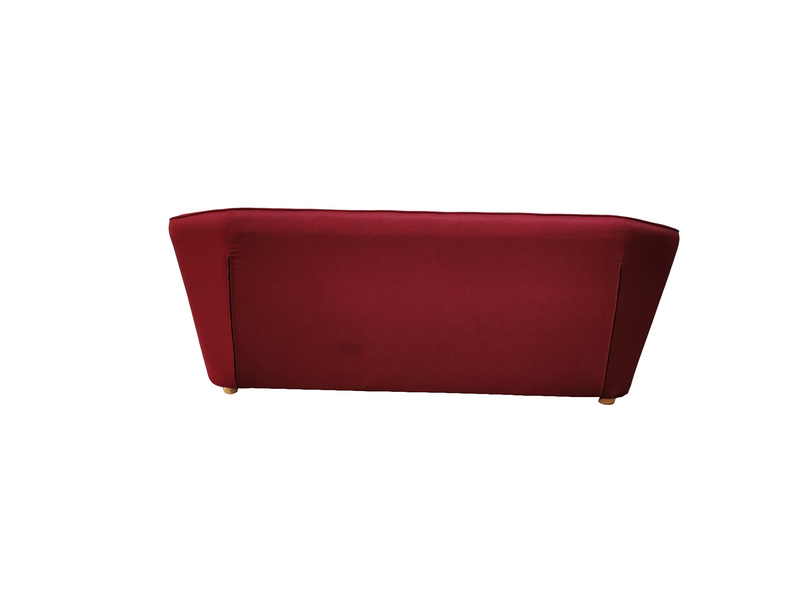 Modern Wine Red Fabric Sofa-RX05