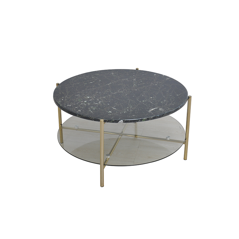TS199043CT  black marble/ PU +clear glass