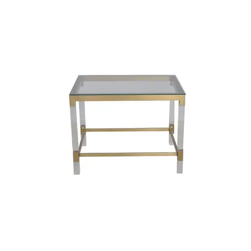 TS199047ET gray Tempered Glass end table