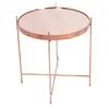 TS-0011-02-BGBN Pink Mirror top Copper Brushing legs End Tale
