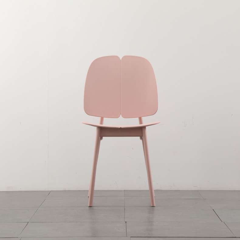 Modern Nordic Simple Dining Kitchen Multicolor Plastic Chair (Pantone)