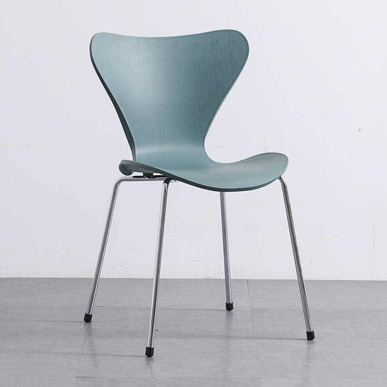 Nordic Modern Colorful Plastic Dining Dining Chair