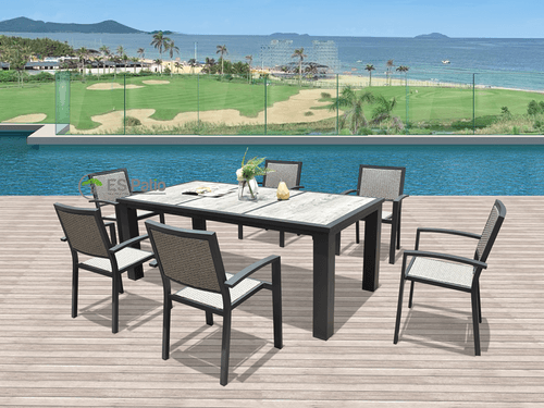 Dining table and chairs