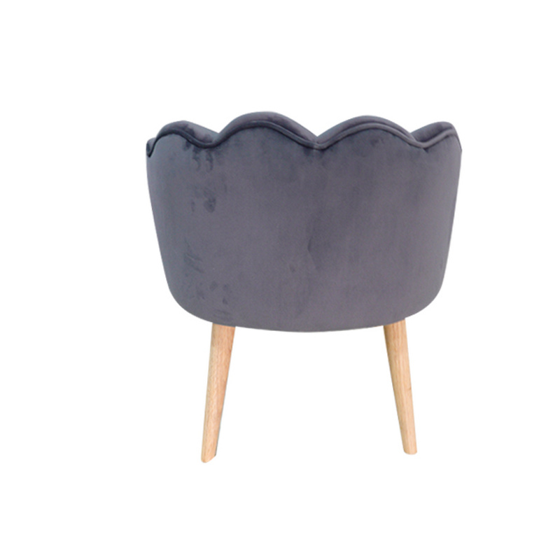 Modern Grey Fabric Children Dining Chair