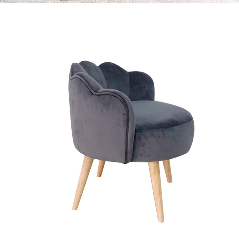 Modern Grey Fabric Children Dining Chair