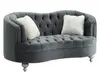 American style luxury living room fabric sofa set