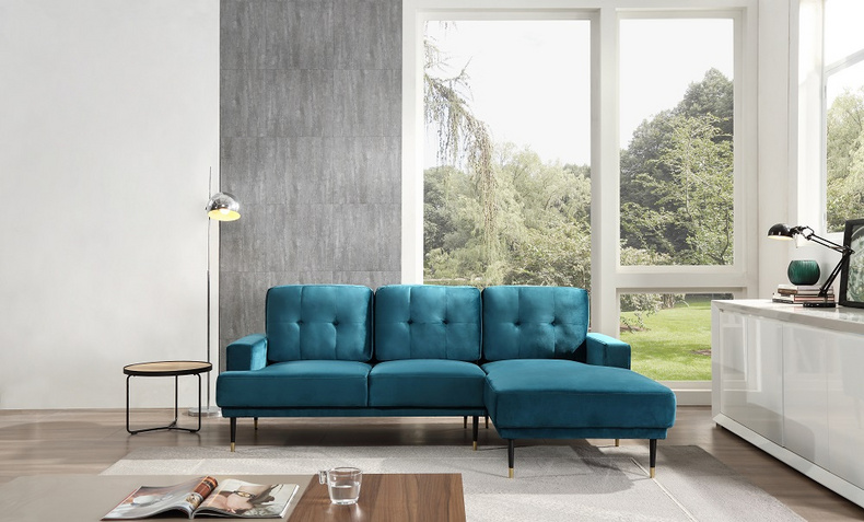 Modern L shaped 3 seaters corner sofa