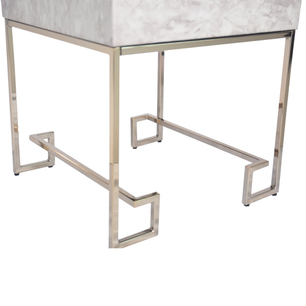 TS-3936-ET  MDF with marble look End Table