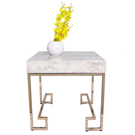 TS-3936-ET  MDF with marble look End Table