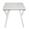 TS-179019-ET quartz stone chrome plating legs End Table
