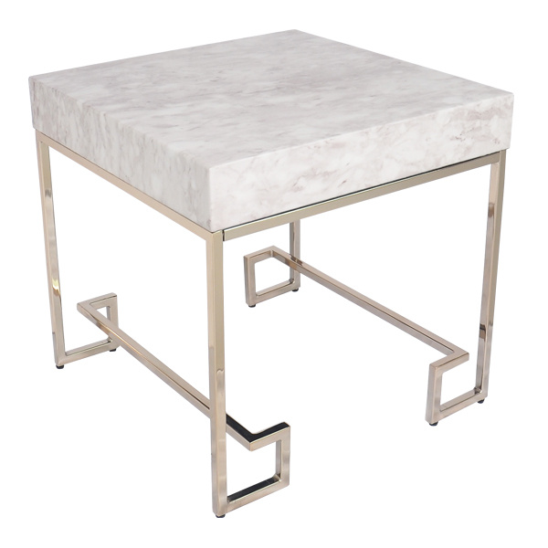 TS-3936-ET  MDF with marble look End Table