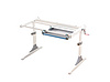 Metal frame of student desk for home