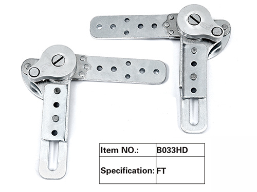 Sofa hinge with automatic reset system