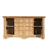 Solid wood sideboard with 4 doors