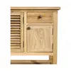 Recycled elm solid wood side cabinet