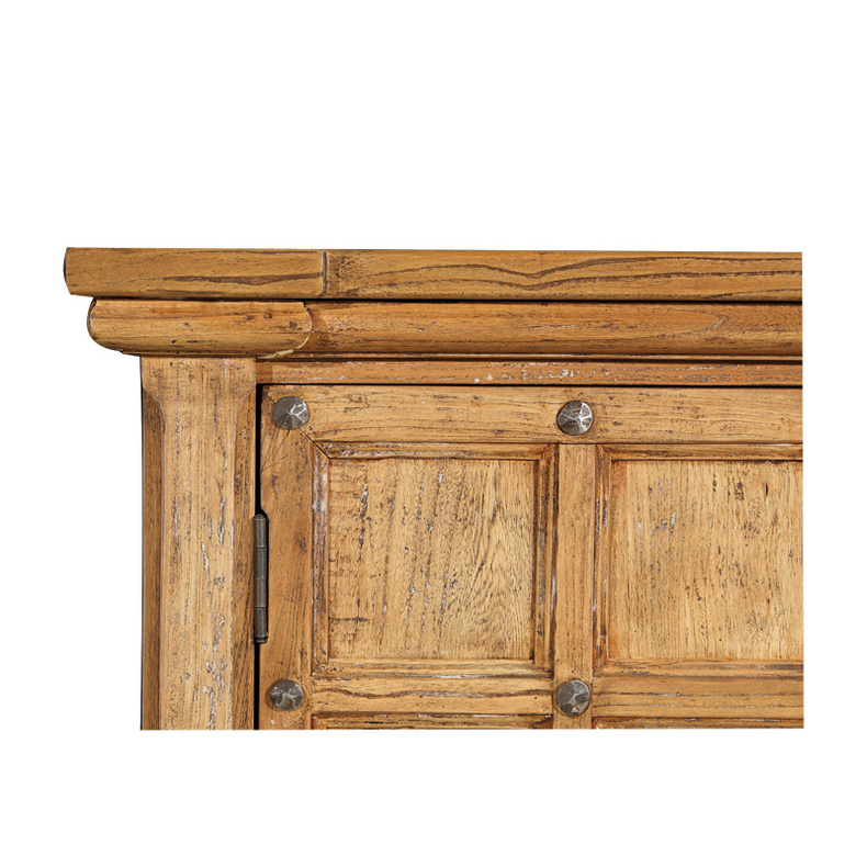 Solid wood sideboard with 4 doors