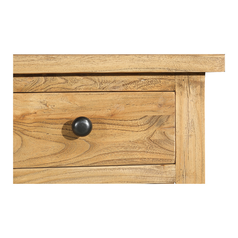 Recycled elm solid wood side cabinet