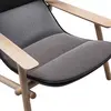 2020 New Design Upholstered Fabric Lounge Chair With Wooden Frame