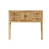 Recyclable elm small horseshoe console table