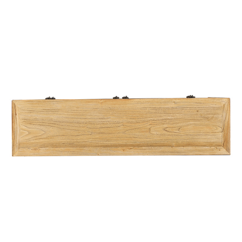 Recyclable elm small horseshoe console table