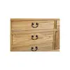 Original ecological multi-drawer wooden horseshoe side cabinet