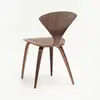 Modern Dining Chair With Walnut Panel For Dining Room Cherner Chair