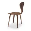 Modern Dining Chair With Walnut Panel For Dining Room Cherner Chair