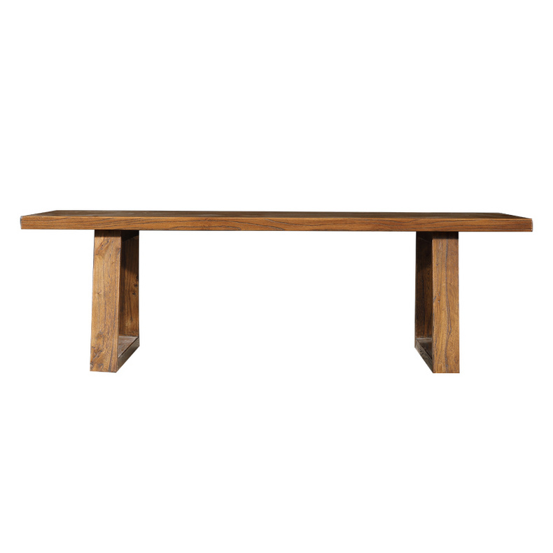 Handmade trapezoidal leg coffee table