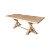 Recyclable elm solid color new rice dining table