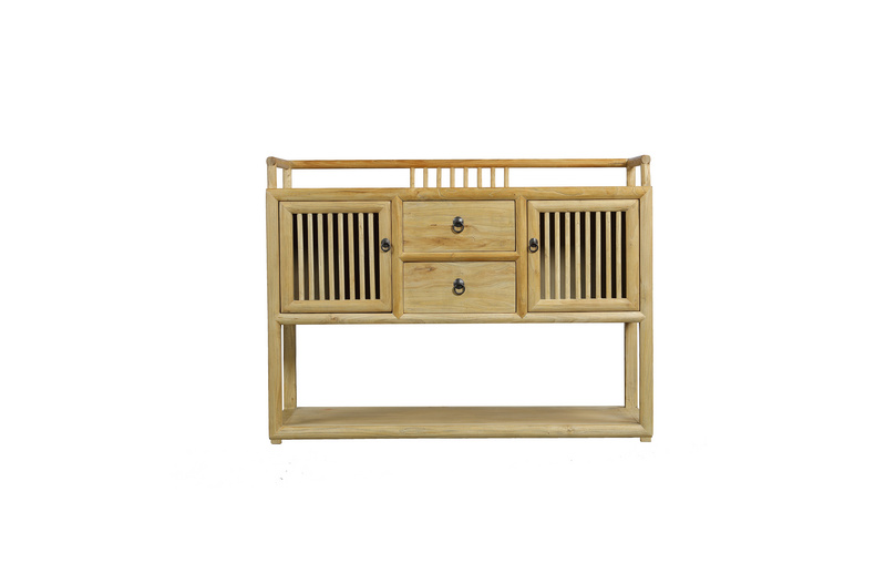 Original ecological oriental furniture solid wood side cabinet