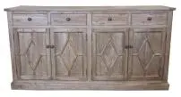 Chinese retro pure solid wood side cabinet