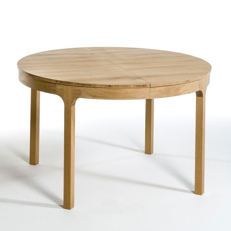 Round  extension table