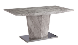 Marble countertop table modern contracted light luxury rectangular dining table and chair combination GD-132  Dinning table