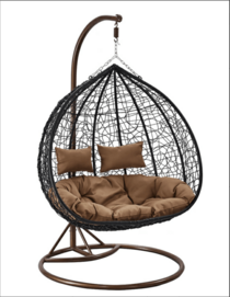 out door double seat leisure hanging chair