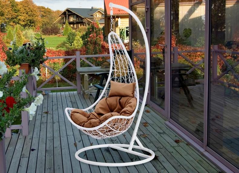 Hot Sell Outdoor Hanging Rattan Egg Chair Leisure Wicker Patio Swing Chair